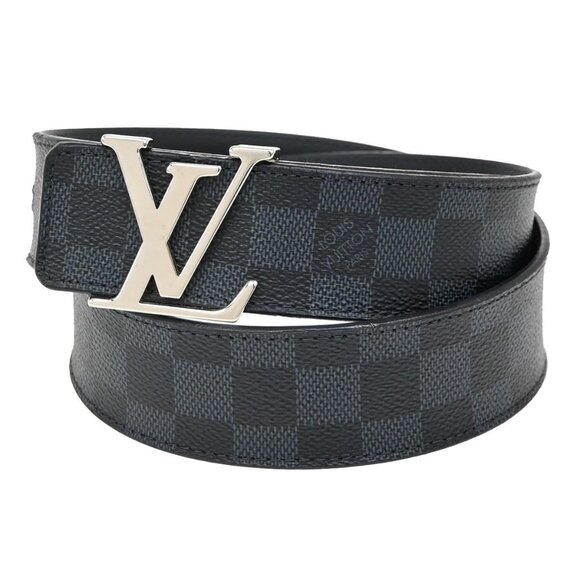 LOUIS VUITTON Ceinture LV Initial Belt 85/34 Damier Cobalt Blue M9210 80EF584 - Picture 2 of 15